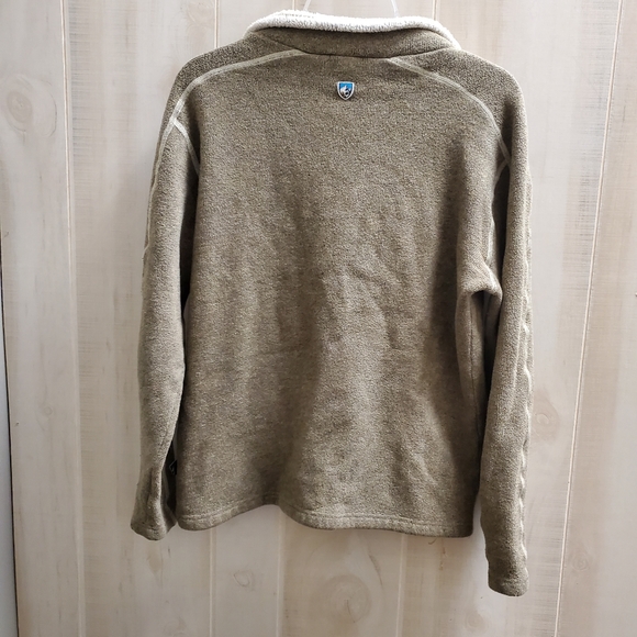 Kuhl Fleece Sherpa Pullover 1/4 Zip Henley Neutral Size M Unisex - Picture 5 of 11